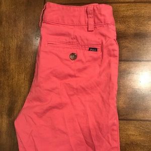 Salmon pink boys Polo Shorts